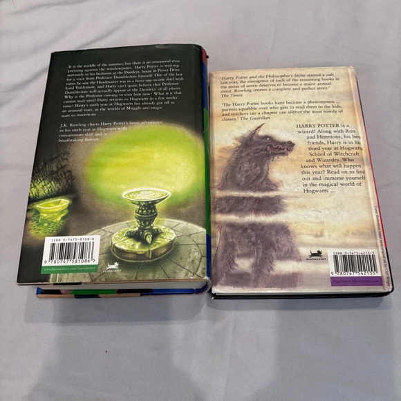 Harry Potter UK Bloomsbury Lot Of 5 Books Chamber Azkaban Goblet Prince - Picture 5 of 8